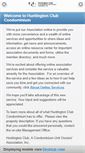 Mobile Screenshot of huntingtonclub.org