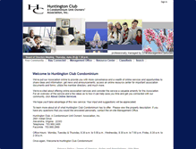 Tablet Screenshot of huntingtonclub.org